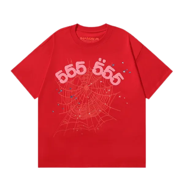 Spider 555 Spiderweb Red T-Shirt - 1