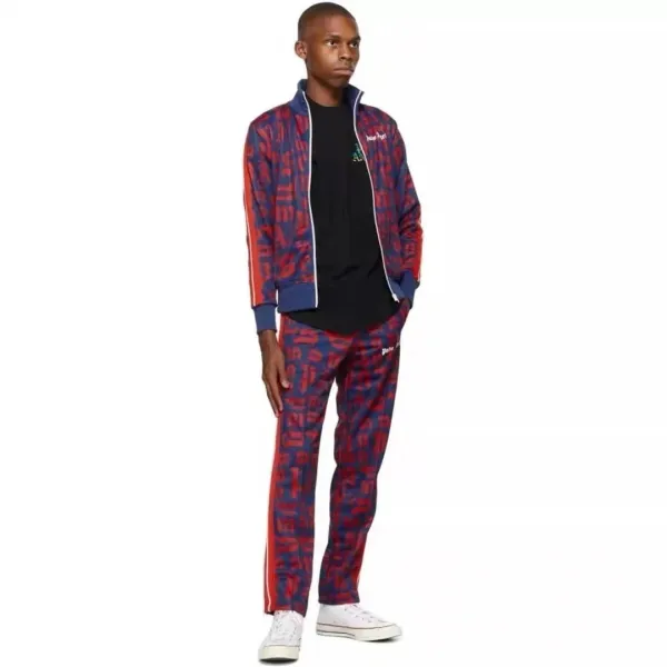 Palm Angels Logo Print Track Suit Multicolor Tracksuit - 1