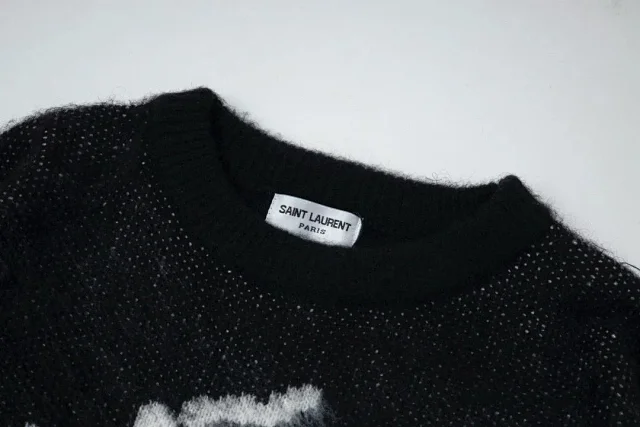 Saint Laurent Multiple knit sweater graphic designs product detail image 8
