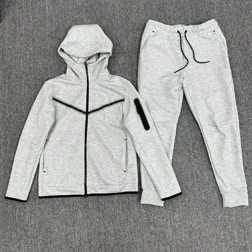Unbranded Tracksuits Hooded zip-up jacket and jogger pants set product detail image 4