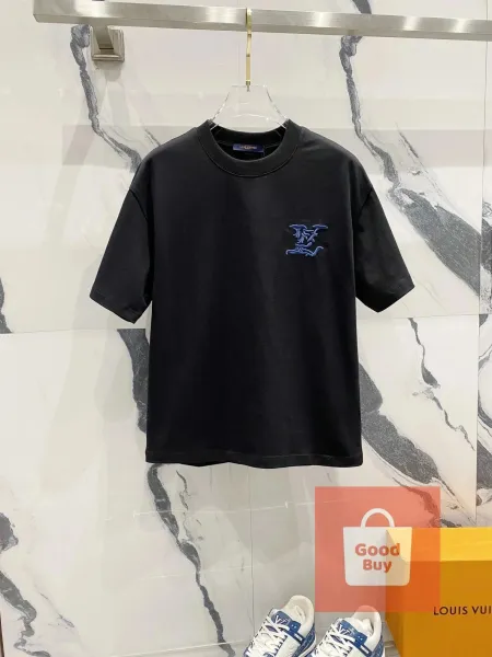 Louis Vuitton Rope-Embroidered LV Friend T-Shirt Mustard Yellow T-Shirt - 15