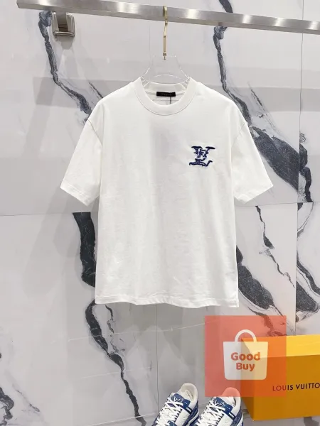 Louis Vuitton Rope-Embroidered LV Friend T-Shirt Mustard Yellow T-Shirt - 11