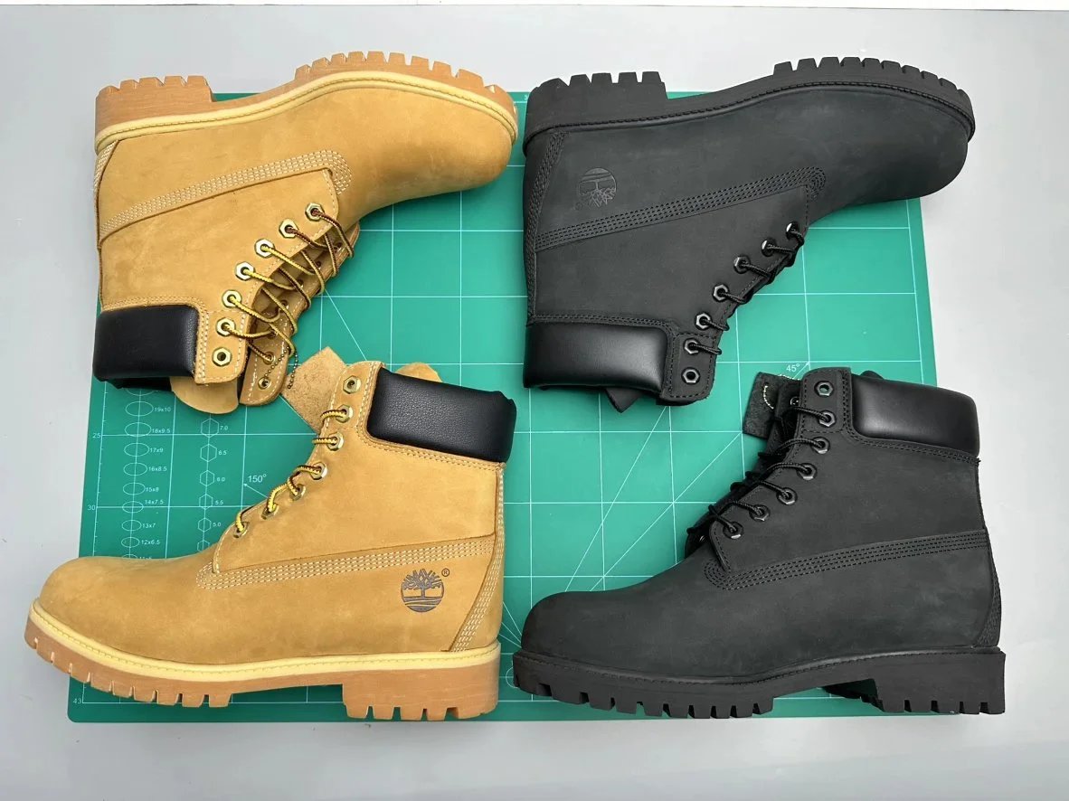 Timberland outdoor leisure waterproof classic rhubarb boots Martin boots wide version short-leg!