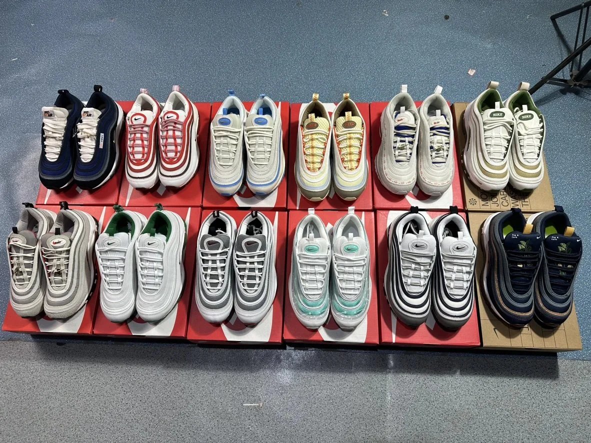 Air MAX 97 retro full-length air cushion running shoes!