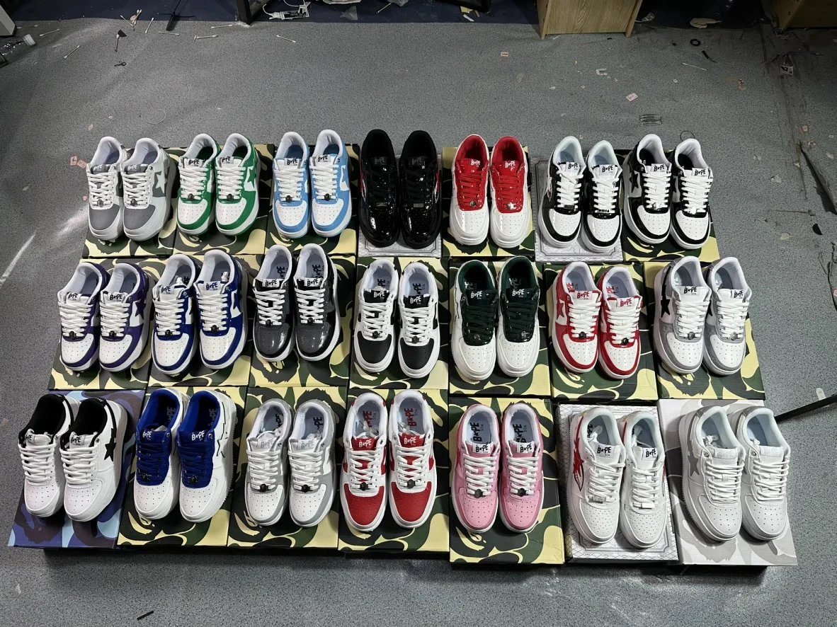 Bapesta, trendy sneaker sizes [US4-US13]! Hot-selling styles in foreign trade!!!