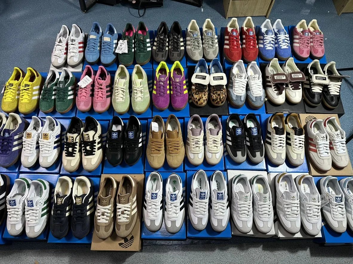 Samba G version foreign trade batch size maximum 47.5/US13.5, top layer leather material!
