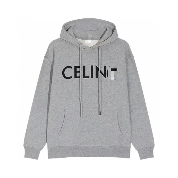 Celine Logo Hoodie White - 4