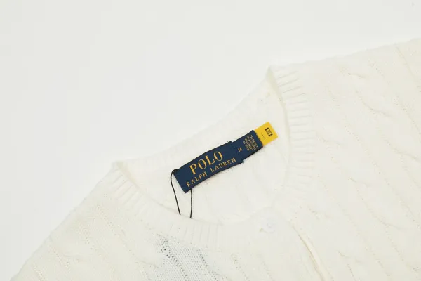 Polo Ralph Lauren Cable Knit Short-Sleeve Cardigan Pink - 9