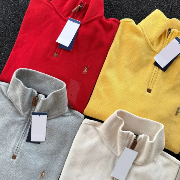 Polo Ralph Lauren Half-Zip Sweater Yellow - 13