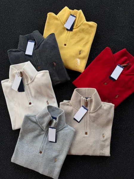 Polo Ralph Lauren Half-Zip Sweater Yellow - 5