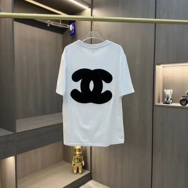 Chanel CC Logo Oversized White T-Shirt - 1