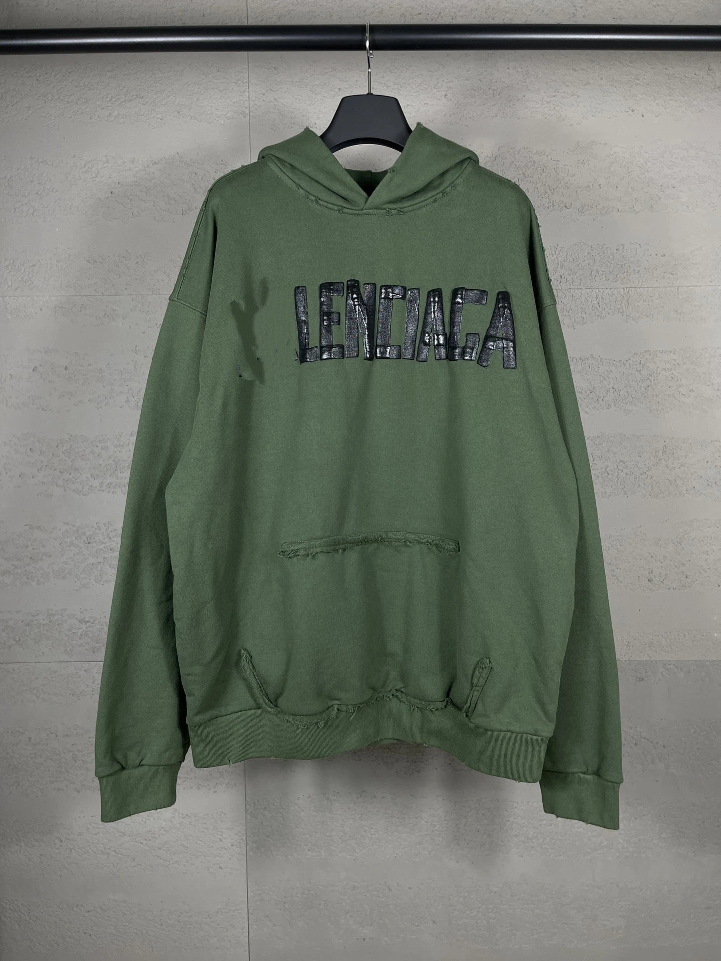 Cola Embroidery Flame Logo Hoodie photo 2