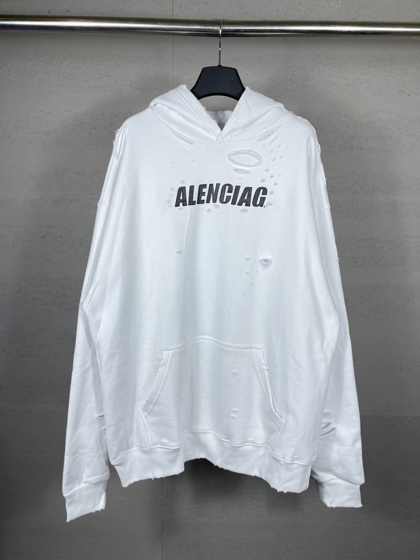 Cola Embroidery Flame Logo Hoodie photo 7