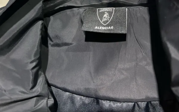 Design Lamborghini Shield Logo Windbreaker Black Jacket Outerwear.windbreaker - 8