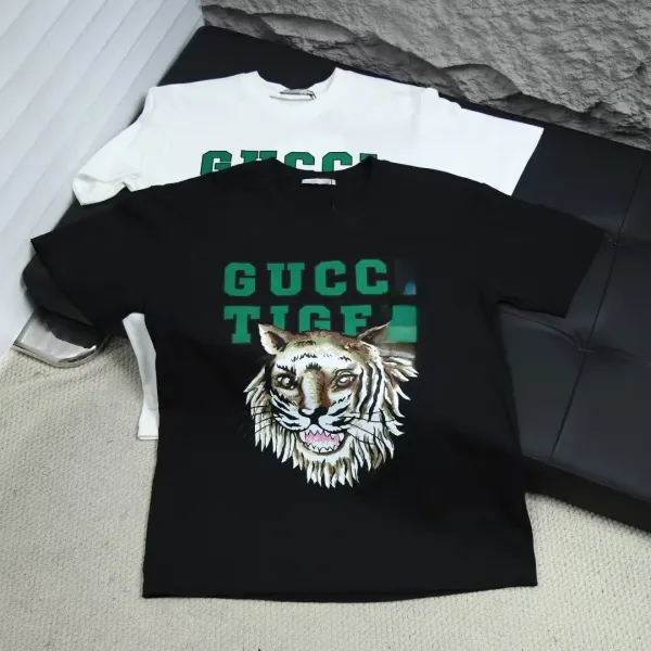 Gucci Lightning Logo Print Black T-Shirt - 13