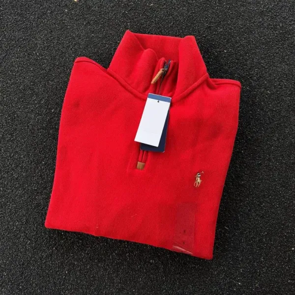 Polo Ralph Lauren Half-Zip Sweater Red - 1