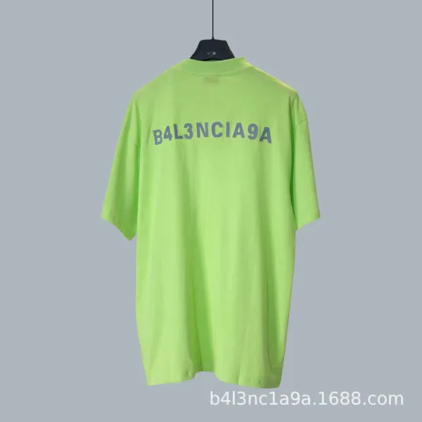 Balenciaga B4L3NCIA9A Neon Green T-Shirt - 1