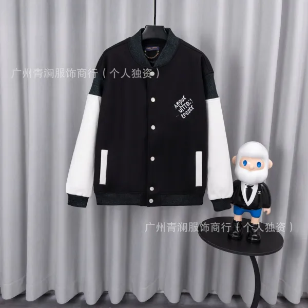 Design Satin Bomber Jacket with Embroidered Graphic Black Outerwear - 15