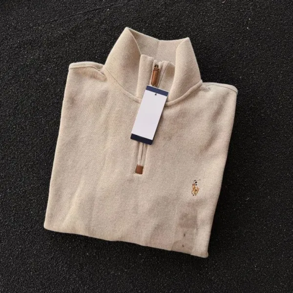 Polo Ralph Lauren Half-Zip Sweater Beige - 1