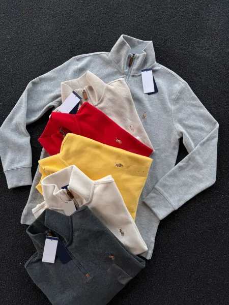Polo Ralph Lauren Half-Zip Sweater Yellow - 6