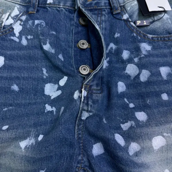 Polo Ralph Lauren Paint-Splatter Washed Denim Jeans - 9