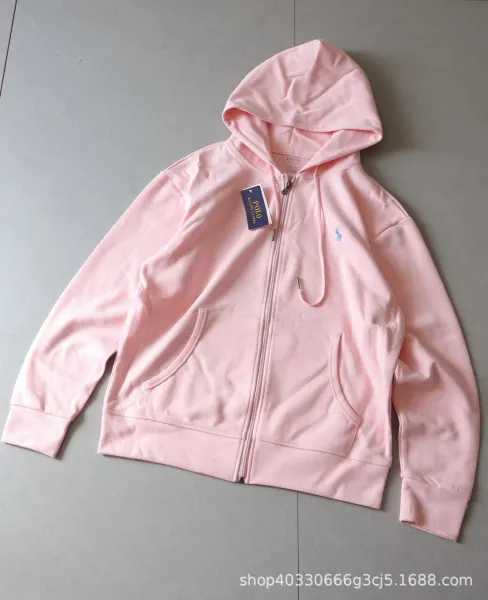 Polo Ralph Lauren Full-Zip Hoodie Pink Hoodie - 1
