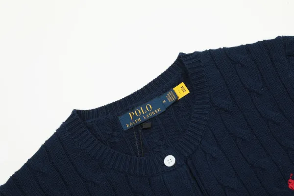 Polo Ralph Lauren Cable Knit Short-Sleeve Cardigan Pink - 3
