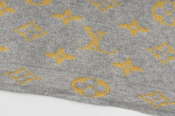 Louis Vuitton Monogram Knit T-Shirt Gray Yellow - 7