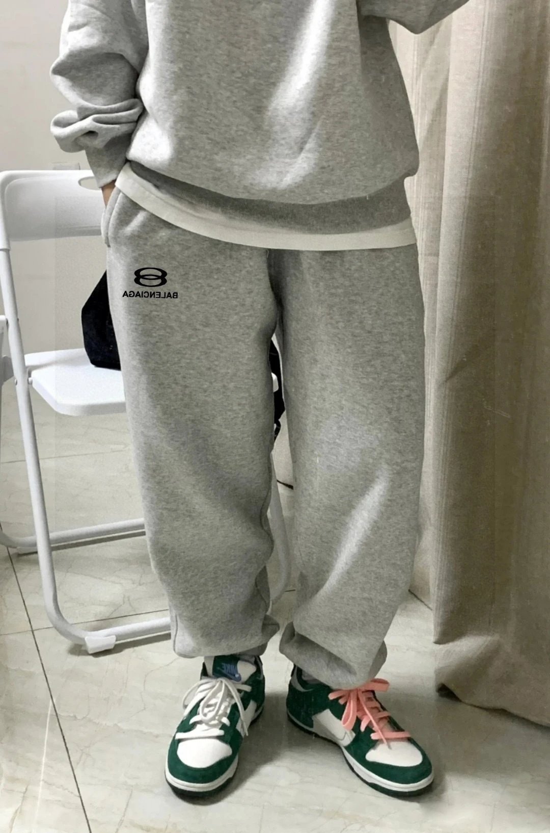 Letter Embroidered Casual Joggers photo 4