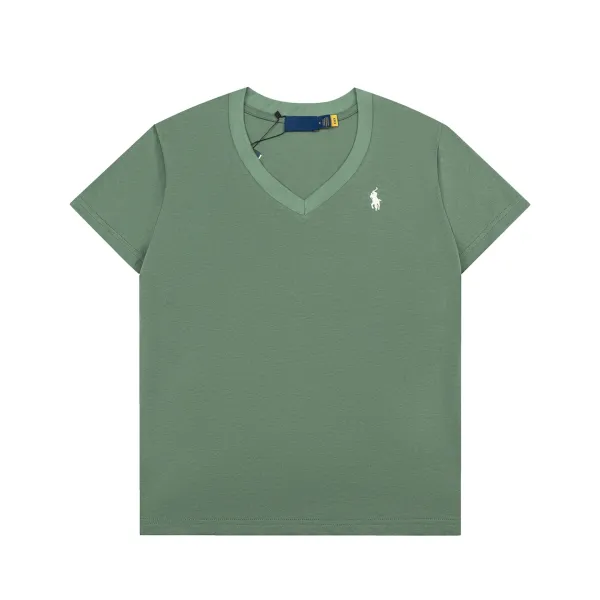 Polo Ralph Lauren V-Neck T-Shirt Sage Green T-Shirt - 1