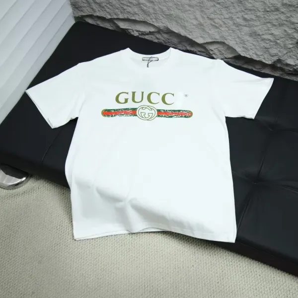 Gucci Lightning Logo Print Black T-Shirt - 17