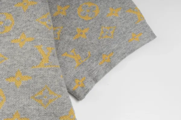 Louis Vuitton Monogram Knit T-Shirt Gray Yellow - 8