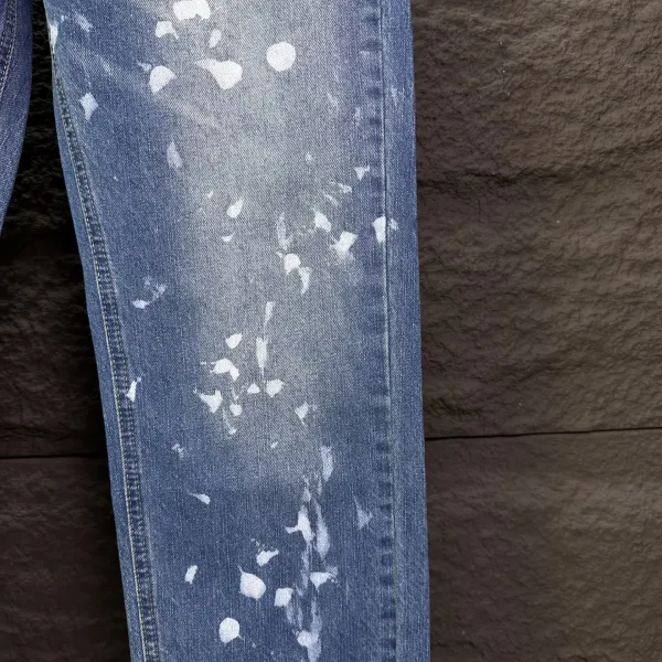Polo Ralph Lauren Paint-Splatter Washed Denim Jeans - 13