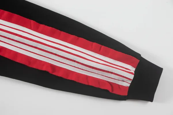 Balenciaga Track Pants Black Red White Sweatpants - 20