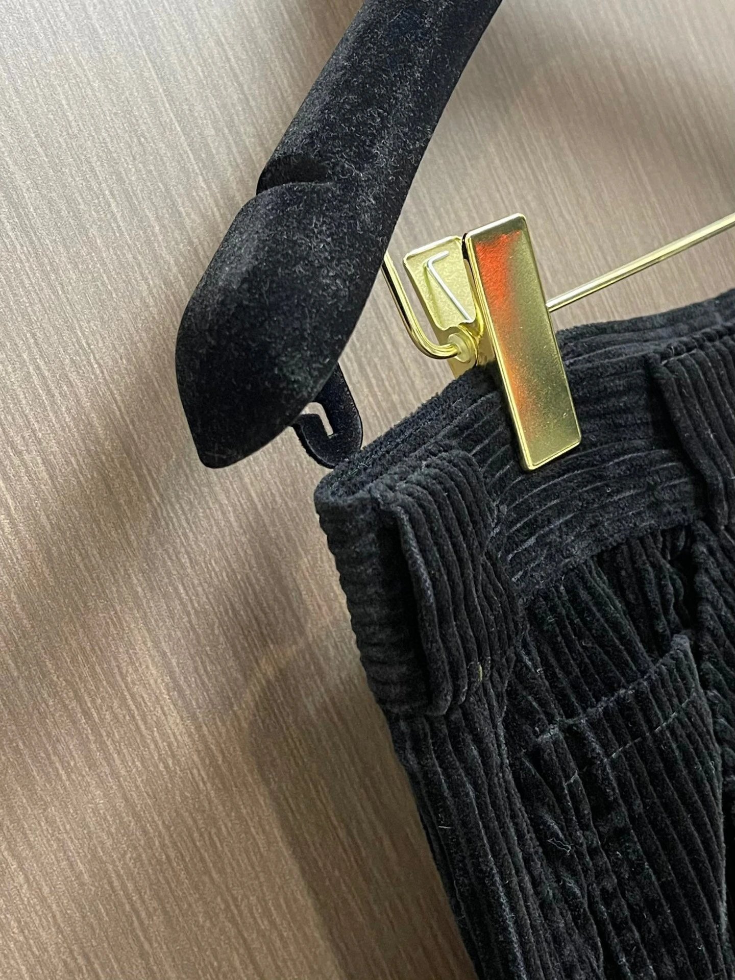 Prada Corduroy Cargo Pants Black - 6