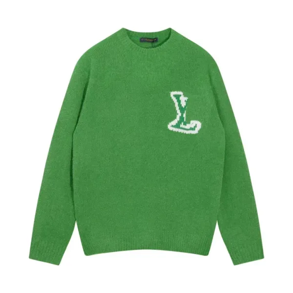 Louis Vuitton Monogram Knit Sweater Green - 1