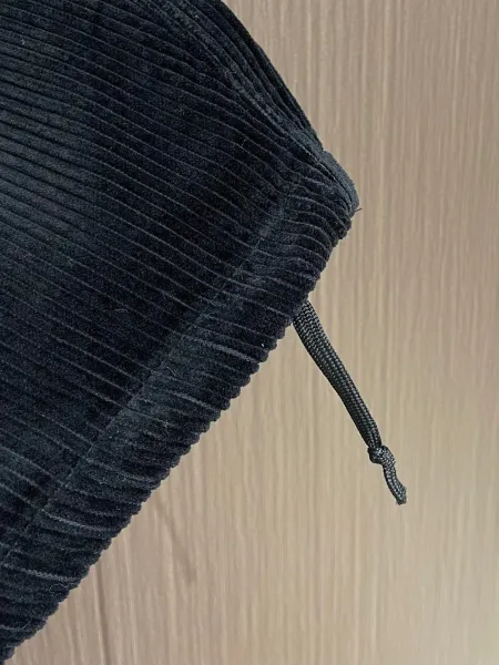 Prada Corduroy Cargo Pants Black - 5