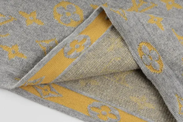 Louis Vuitton Monogram Knit T-Shirt Gray Yellow - 6