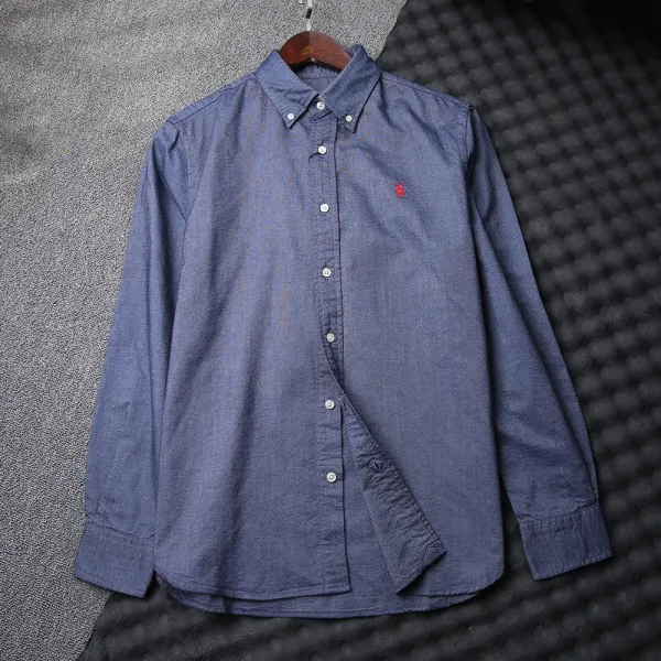 Polo Ralph Lauren Oxford Shirt Black Button-Down Shirt - 4