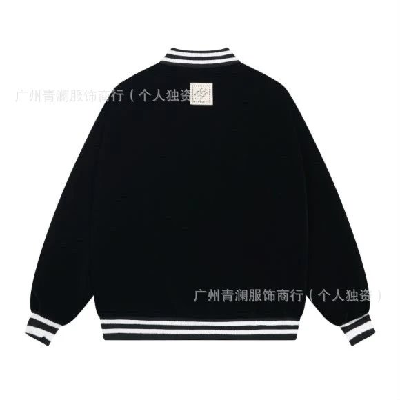 Design Satin Bomber Jacket with Embroidered Graphic Black Outerwear - 24