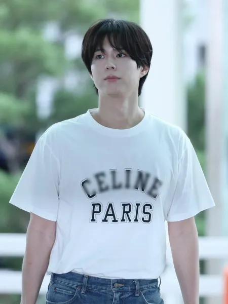Celine Paris Arch Logo Blue T-Shirt - 19