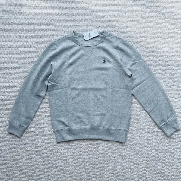 Polo Ralph Lauren Classic Crewneck Sweatshirt Gray Hoodie - 1