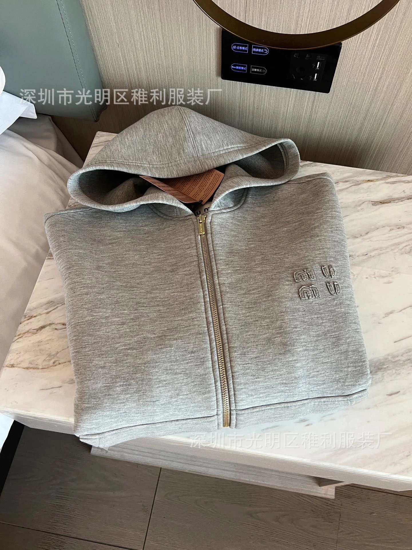 Hooded Zip-Up Hoodie photo 7