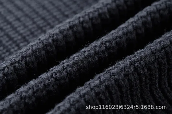 Fendi Logo Intarsia Knit Sweater Navy - 5