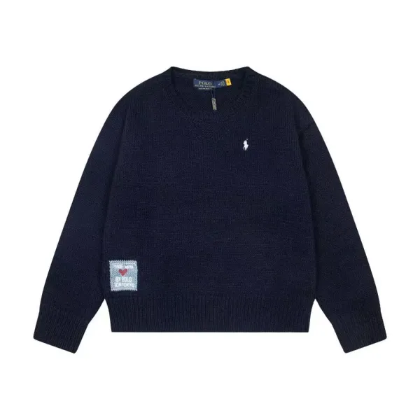 Polo Ralph Lauren x Human Made Navy Knit Sweater - 1