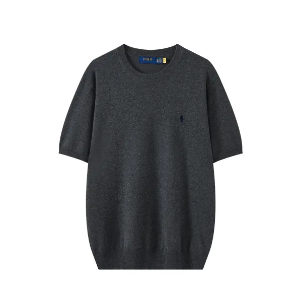 Polo Ralph Lauren Short-Sleeve Knit Sweater Army Green - 22