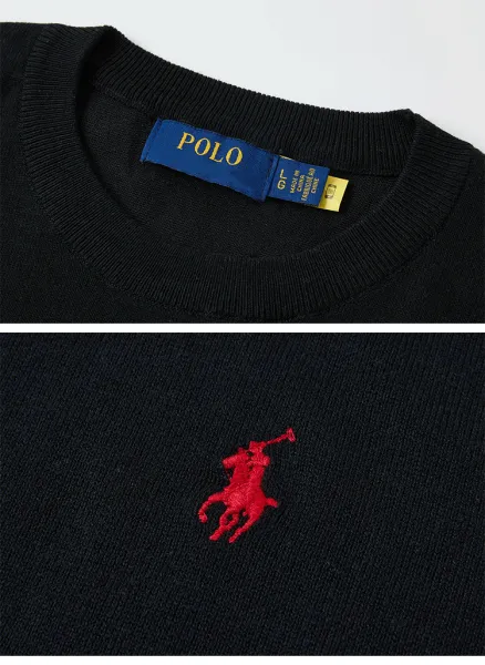 Polo Ralph Lauren Short-Sleeve Knit Sweater Army Green - 4
