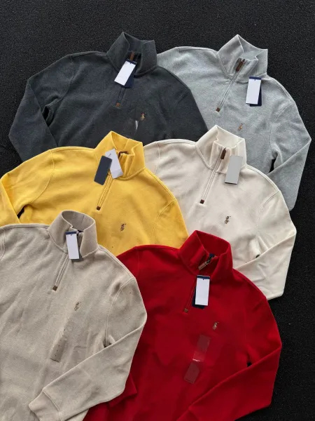 Polo Ralph Lauren Half-Zip Sweater Yellow - 8
