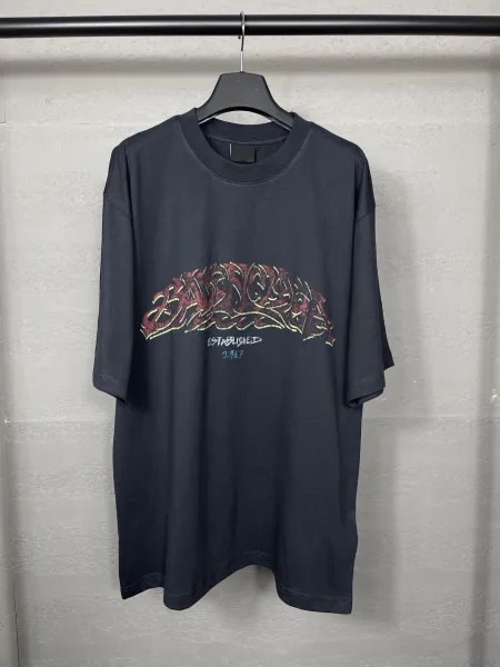 Badfriend Graffiti Logo Pink Oversized T-Shirt - 3