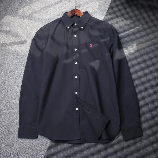 Polo Ralph Lauren Oxford Shirt Black Button-Down Shirt - 1